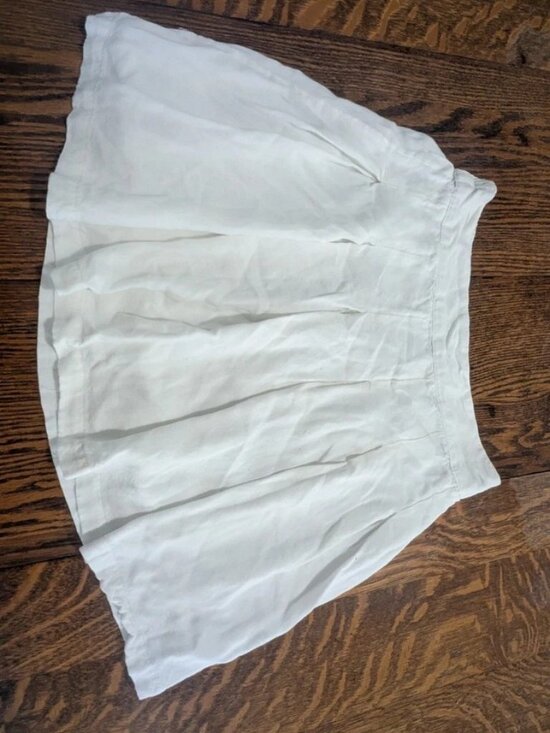 Sim & Sam Dresses & Skirts - Sim & Sam White Mini Skirt with Elastic Waist Size Small